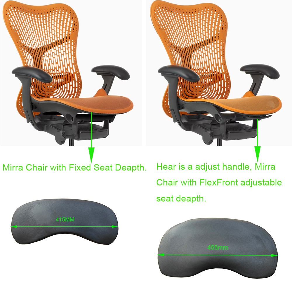 New Seat Foam for Herman Miller Mirra 1 Office Chair Flex Front and Fixed Pan