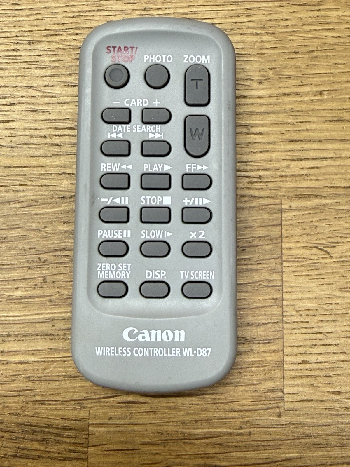 Canon WL-D87 Gray Wireless Remote Control For Canon Camcorder HV10, HV20, HV30