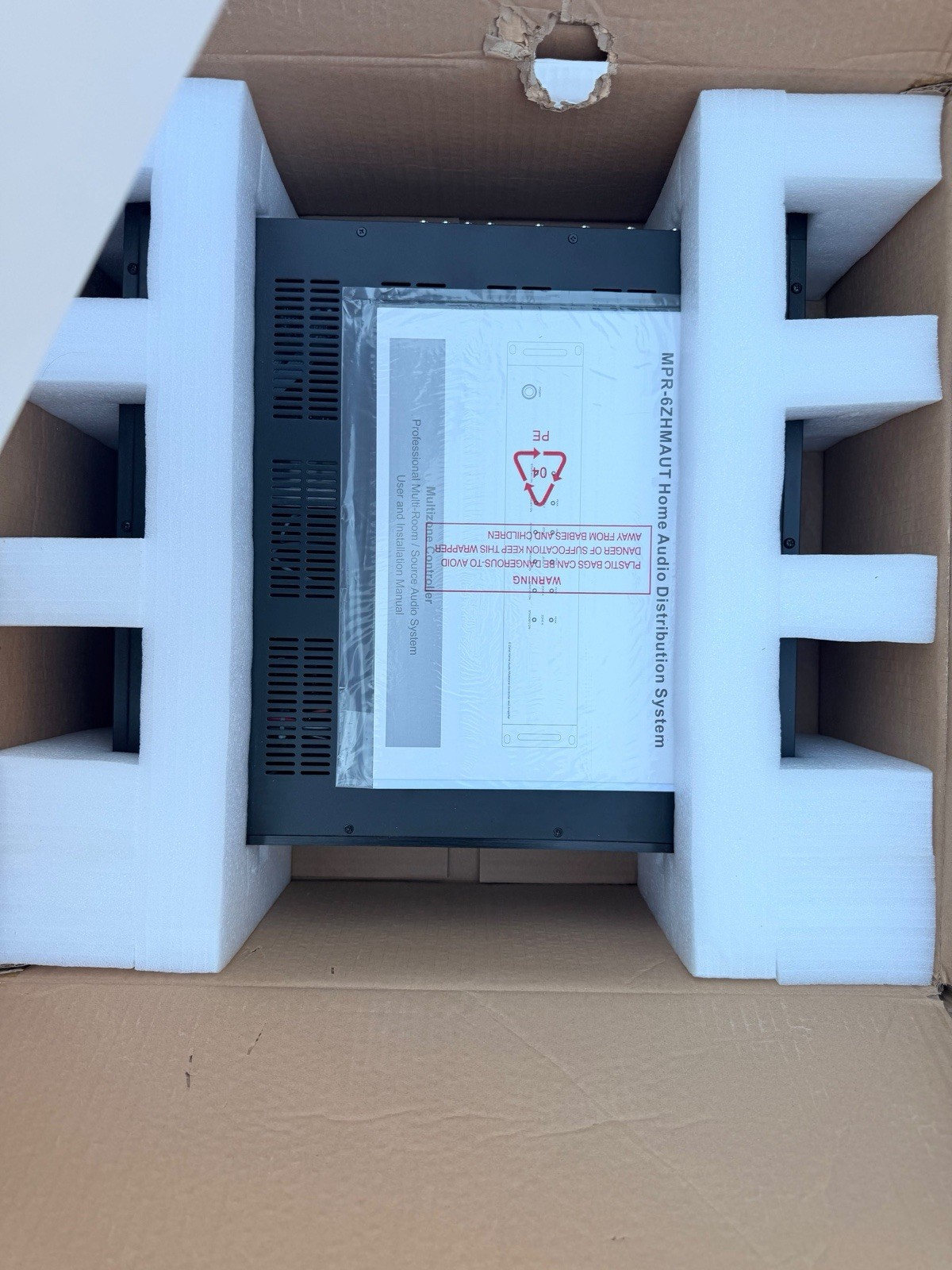 HMAUT MRP-62 6-Zone Rack Mount Distribution Amplifier 30W RCA/TOSLINK