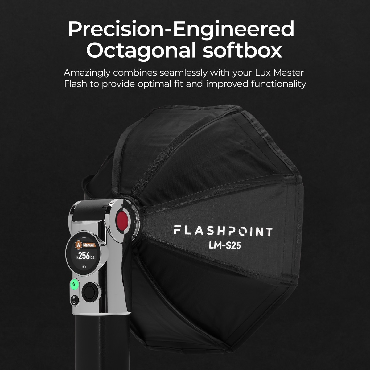 Flashpoint LM-S25 Octagonal Softbox for Lux Master Flash