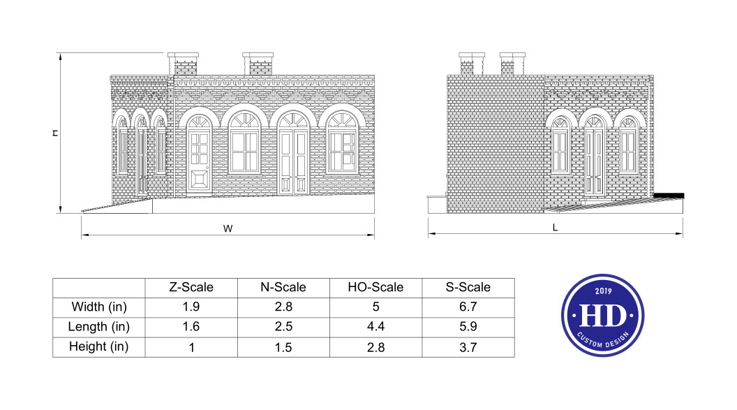 Z Scale - BlackHawk CO Corner Store - 1:220 Scale Building