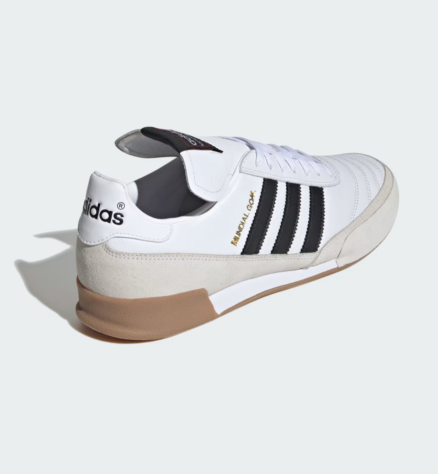 Adidas Mundial Goal Mens White Sneakers Athletic Soccer Shoes ID4047