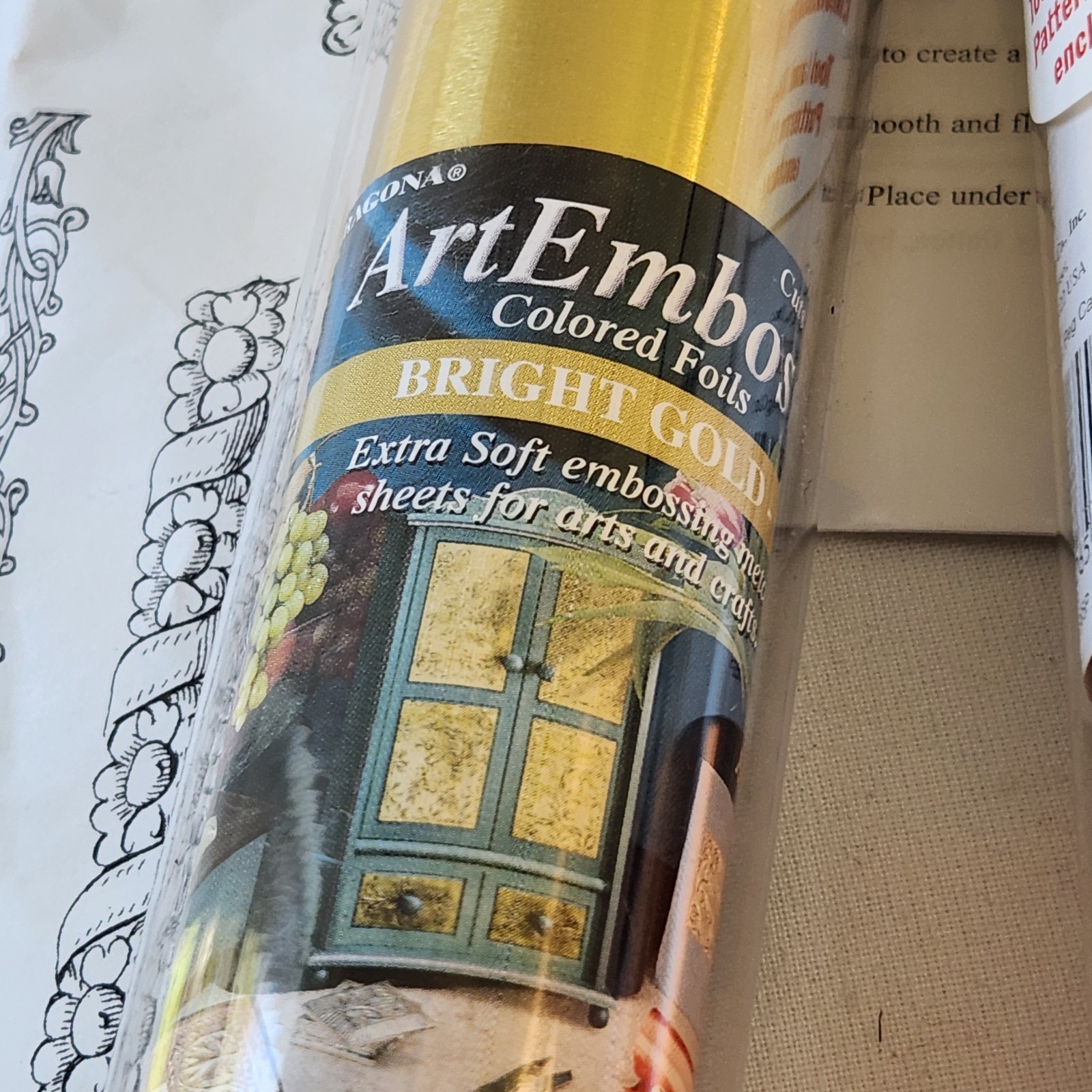 Bundle ArtEmboss Craft Medium Copper Embossin Kit 9.25 x 12 Metal Tool Pattern