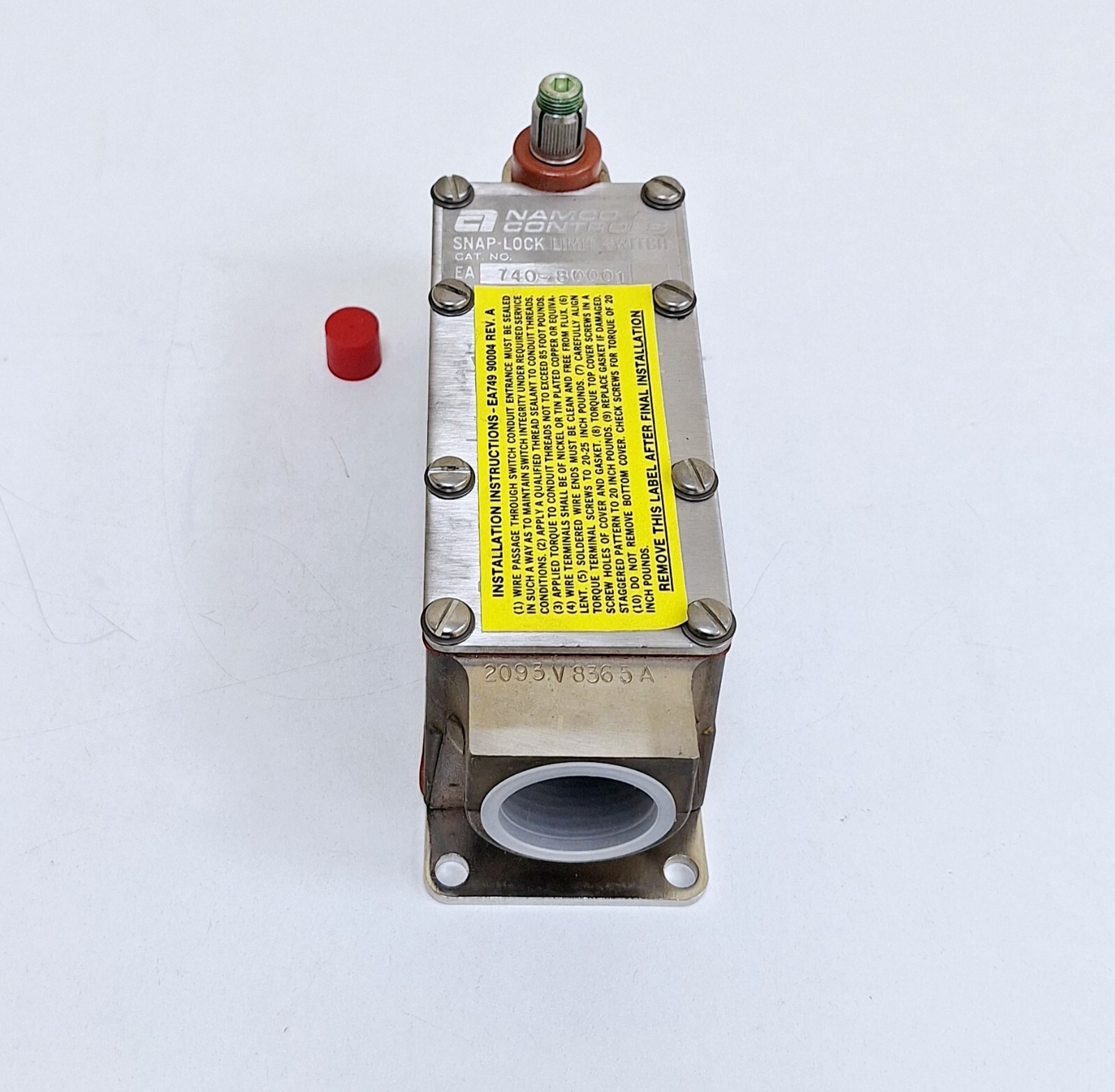 Namco Controls EA-740-80001 Snap-Lock Limit Switch