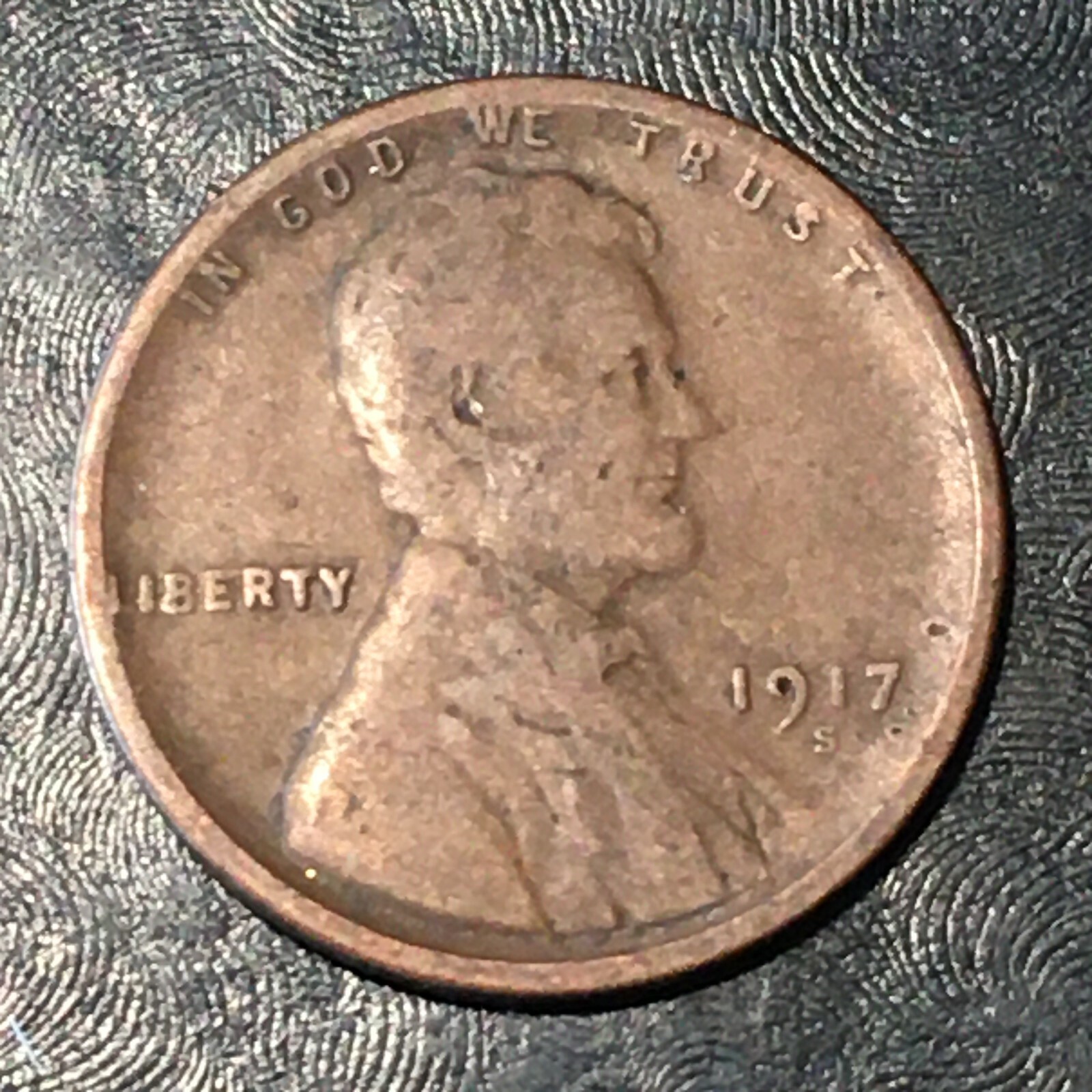 1917-S Lincoln Cent - High Quality Scans #K253