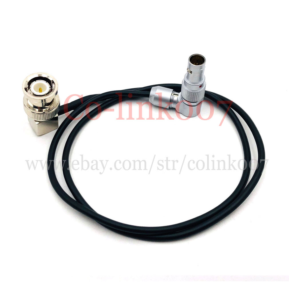RED Komodo Timecode Cable, BNC to EXT 9 Pin Rotatable Right Angle 50cm
