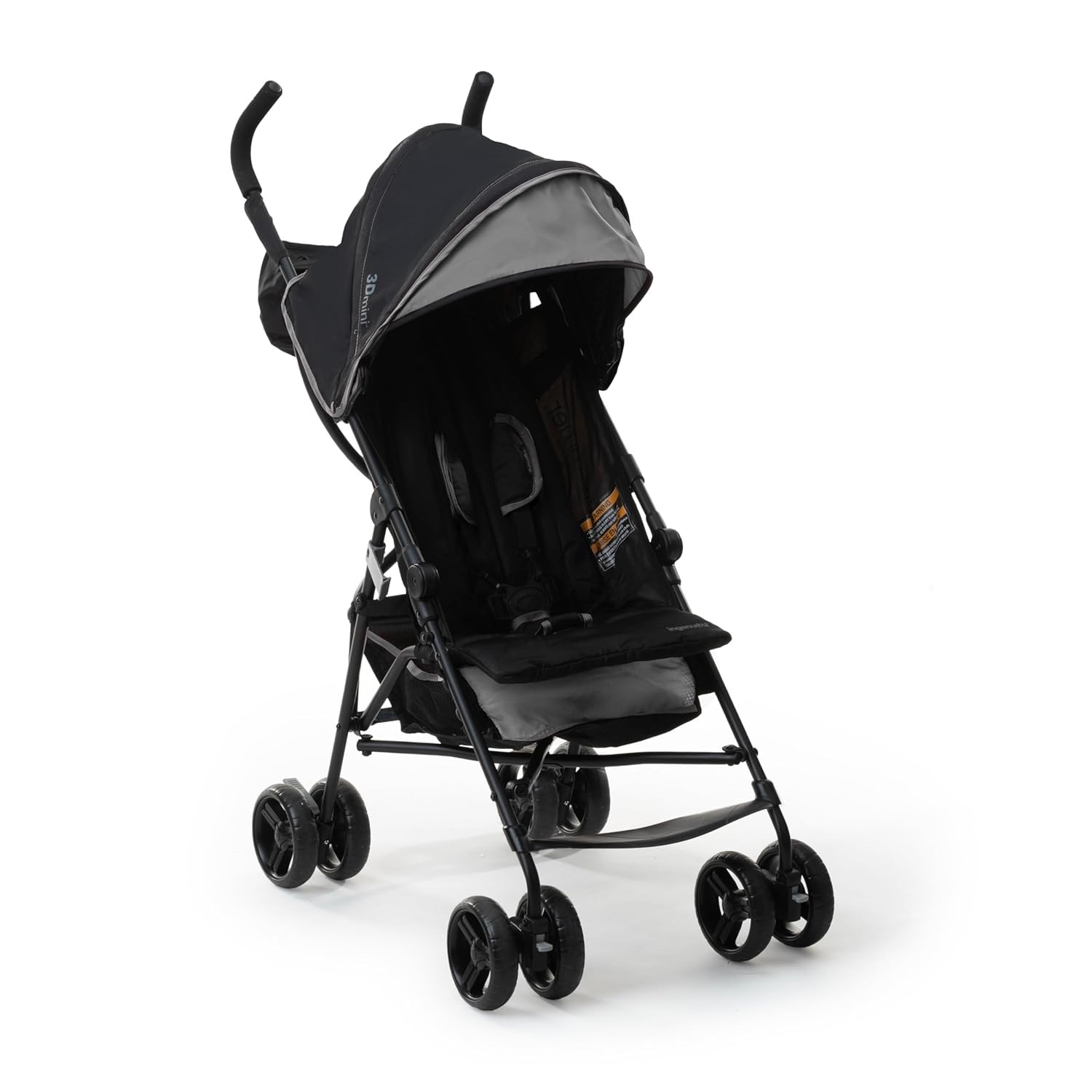Lightweight 3D Mini Stroller - Compact Fold, Multi-Position Recline & Canopy