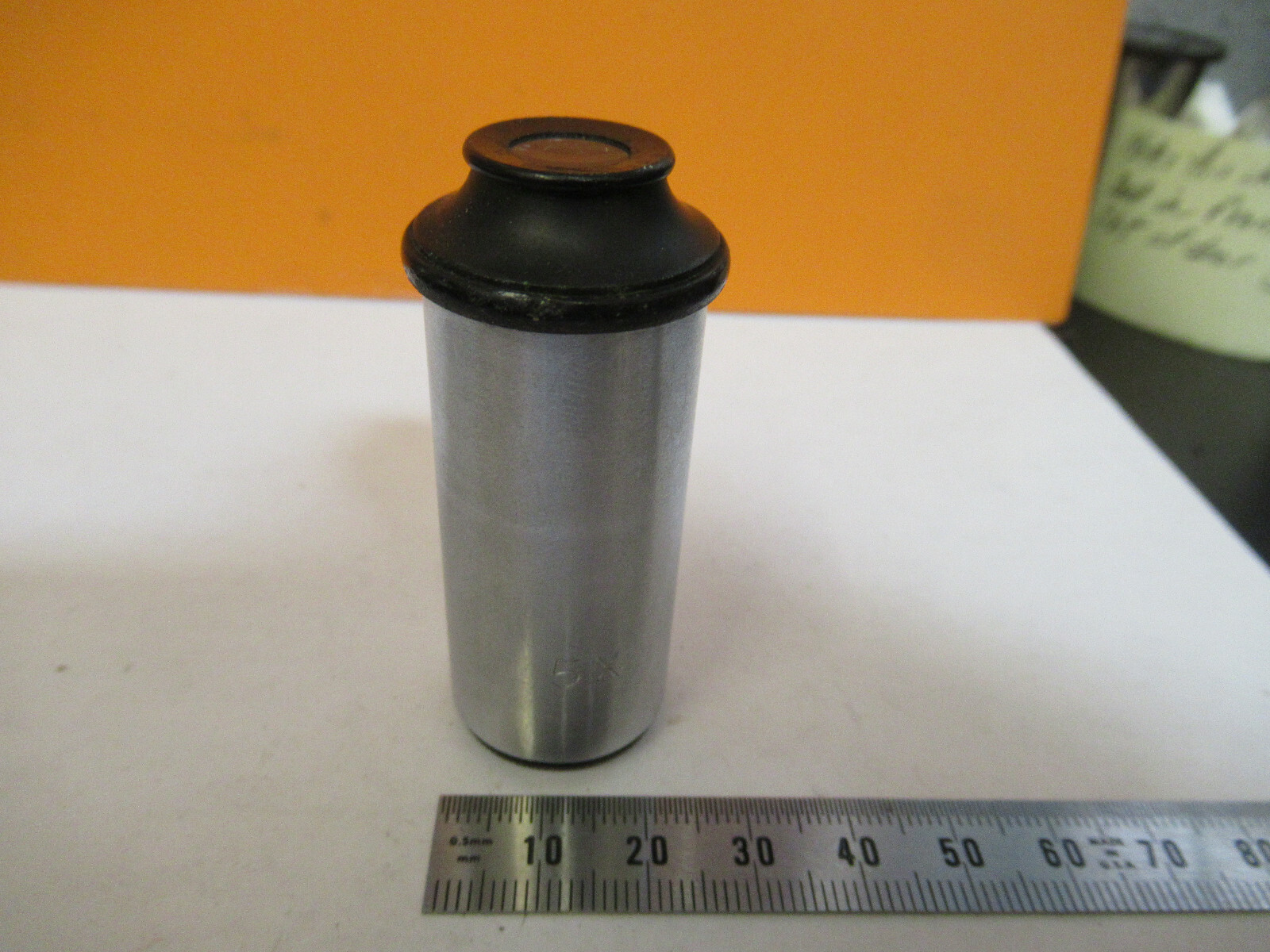 VINTAGE SPENCER EYEPIECE 5X OCULAR MICROSCOPE PART OPTICS AS PICTURED &1E-FT-87
