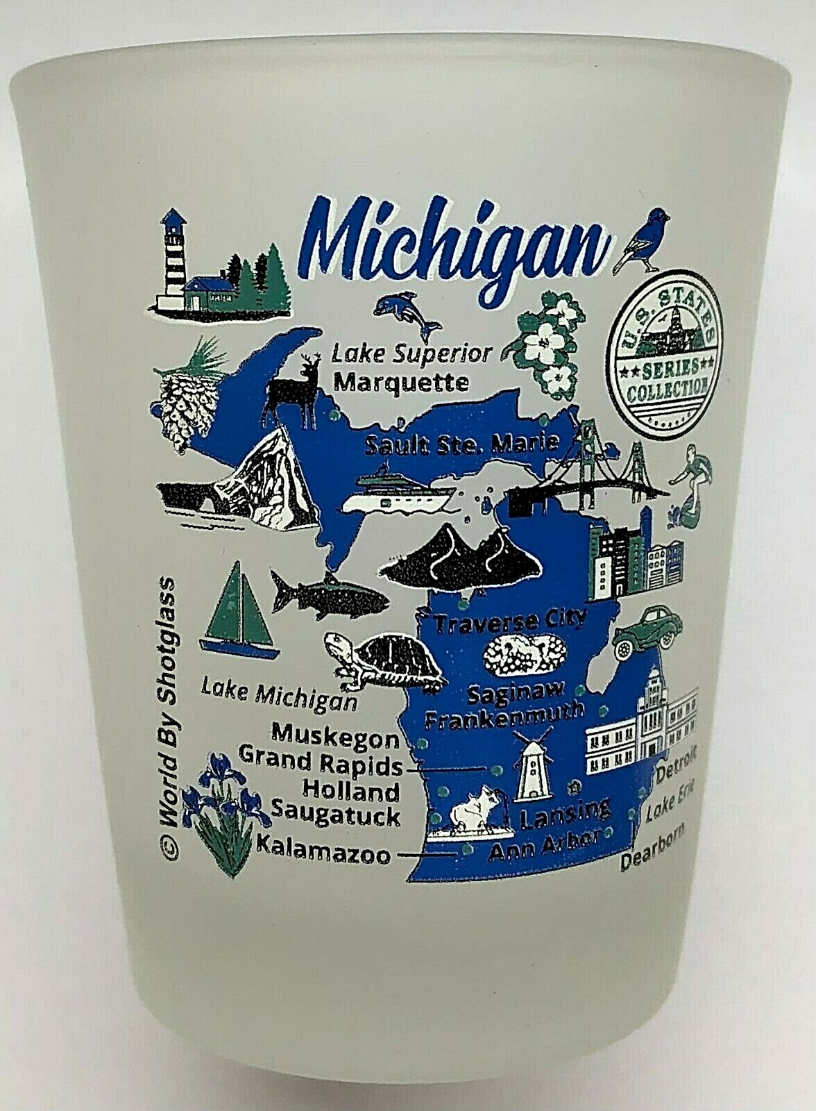 Michigan US States Series Collection Shot Glass