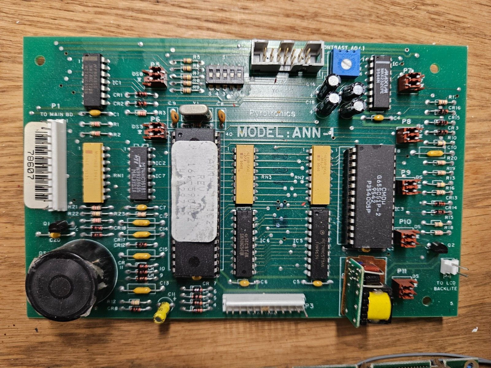 ANN-1 Cerberus Pyrotronics Annunciator Board with display board Fire Alarm