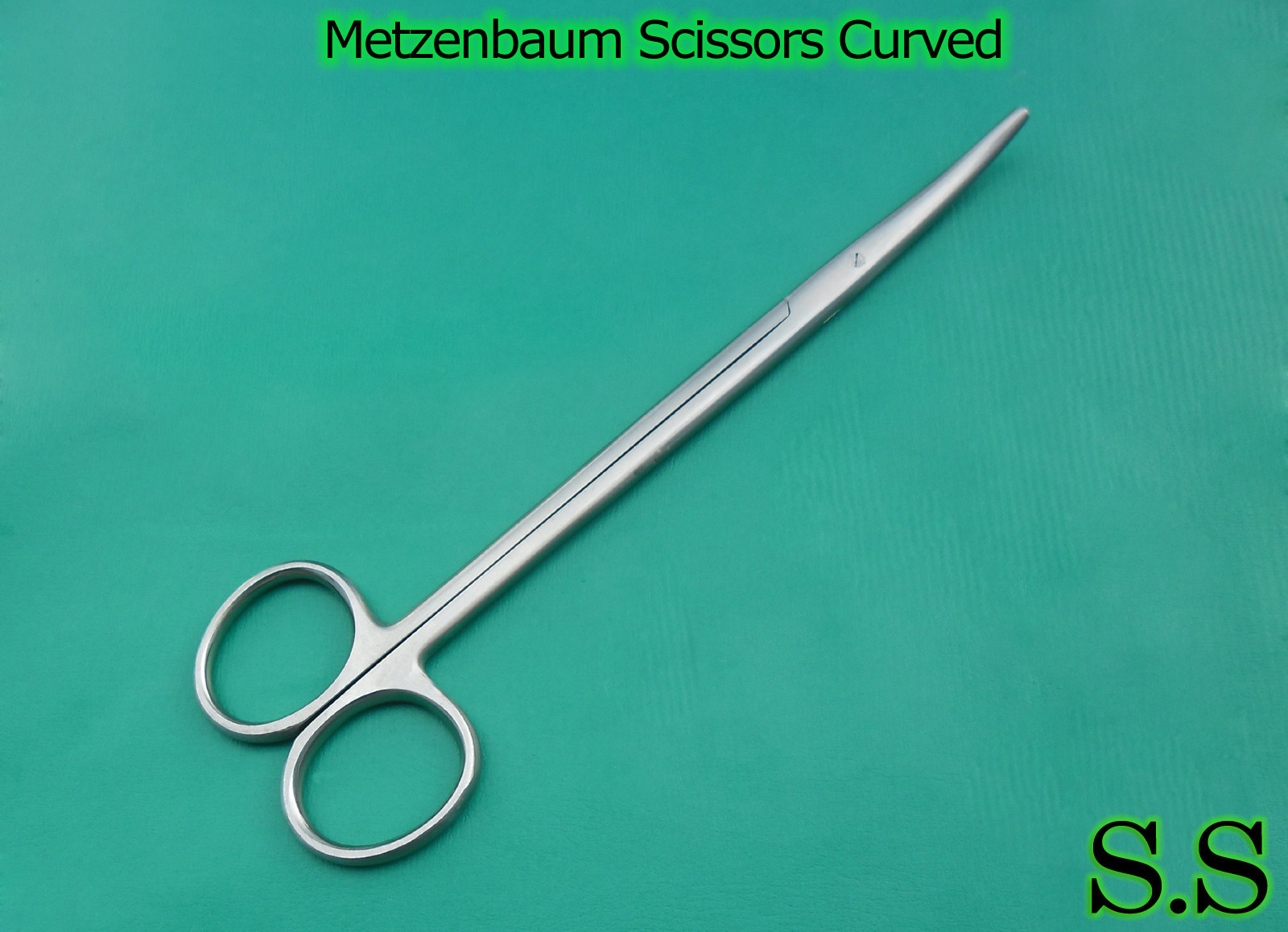 2 ASSORTED METZENBAUM SCISSORS 6" CVD + STR SURGICAL VETERINARY