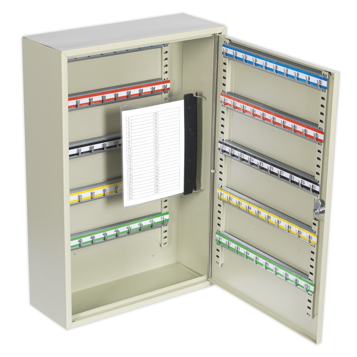 Sealey Deep Key Cabinet 100 Key Capacity SKC100D