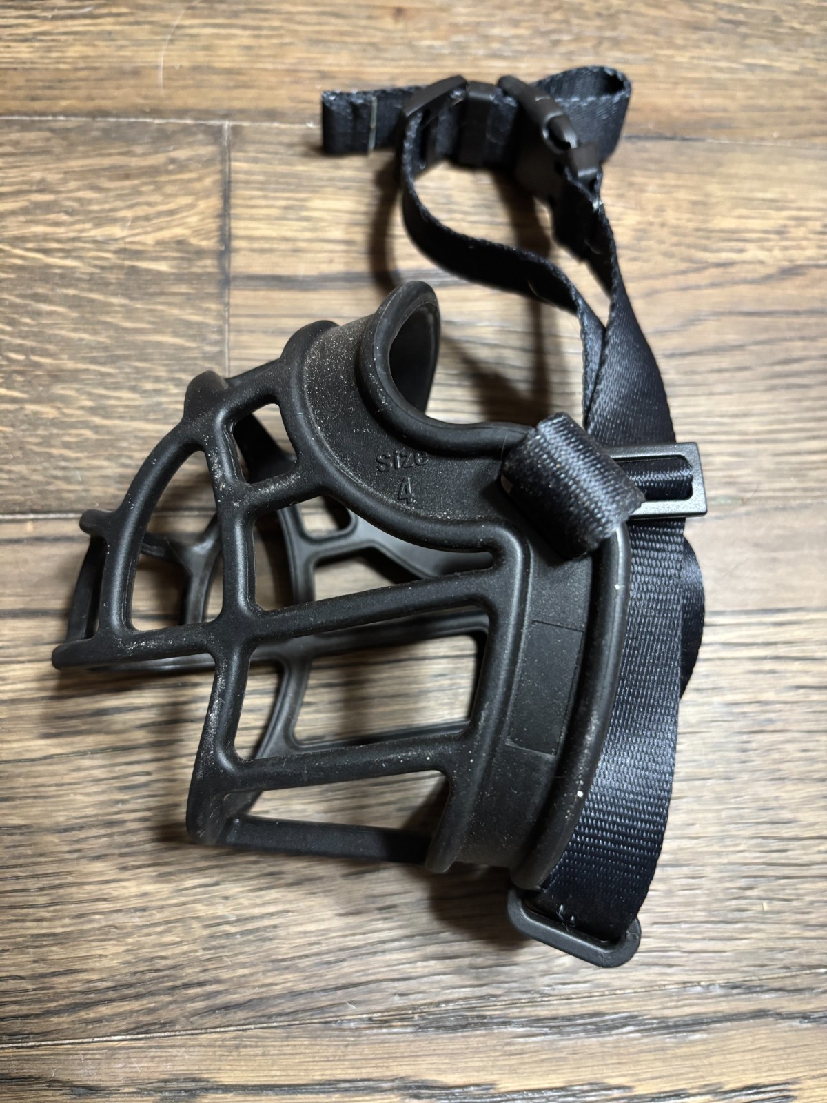 BARKLESS Silicone Plastic Dog Muzzle Size 4 (Snout 11–11.75")