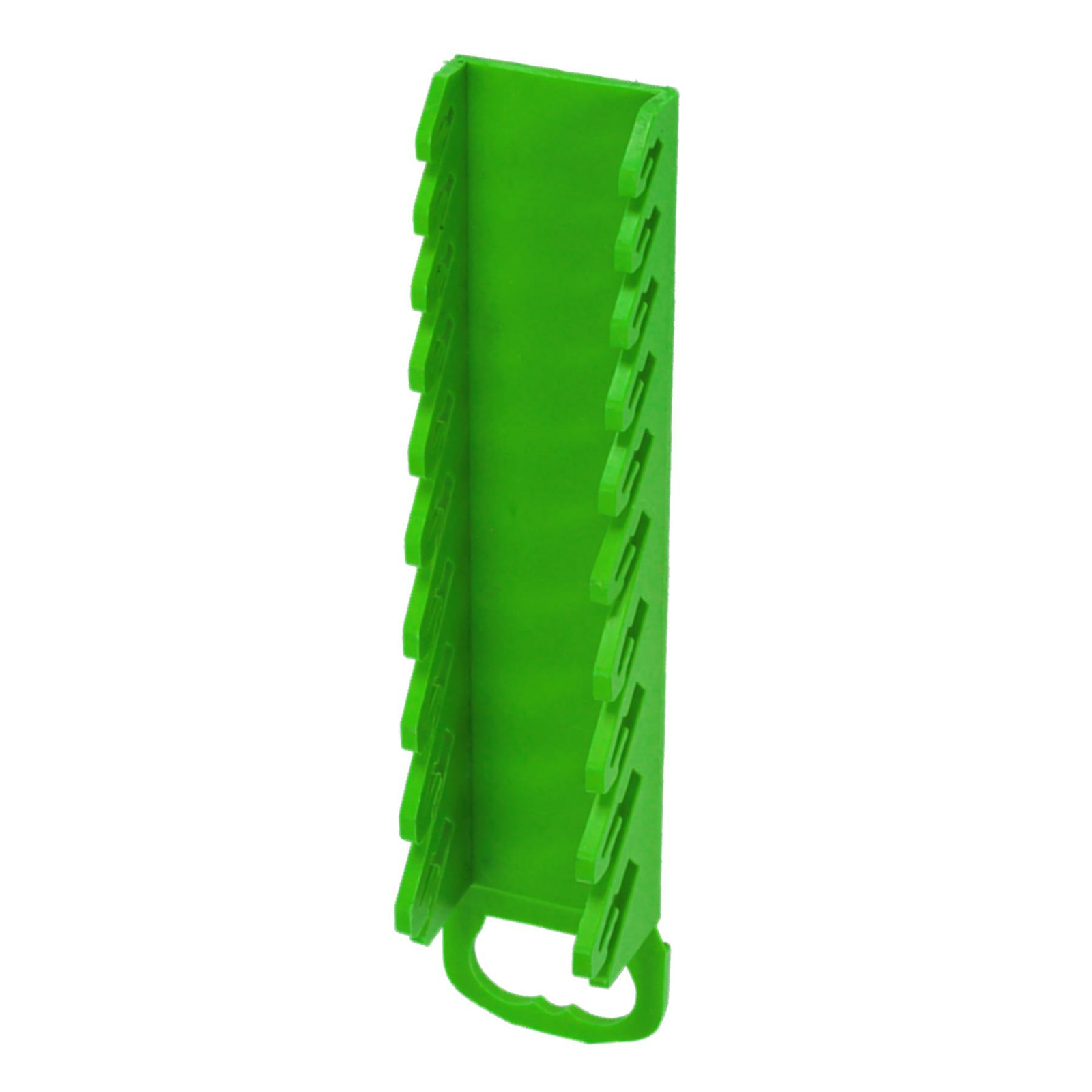 Sealey Spanner Rack Capacity 10 Stubby Spanners Hi-Vis Green