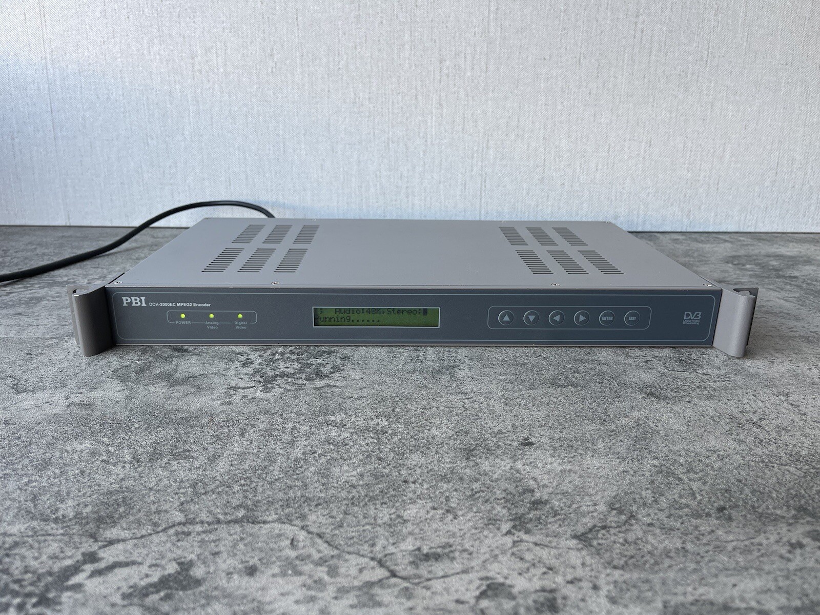 PBI DCH-2000EC MPEG2 Encoder DVB Broadcast Rackmount ASI Audio Video