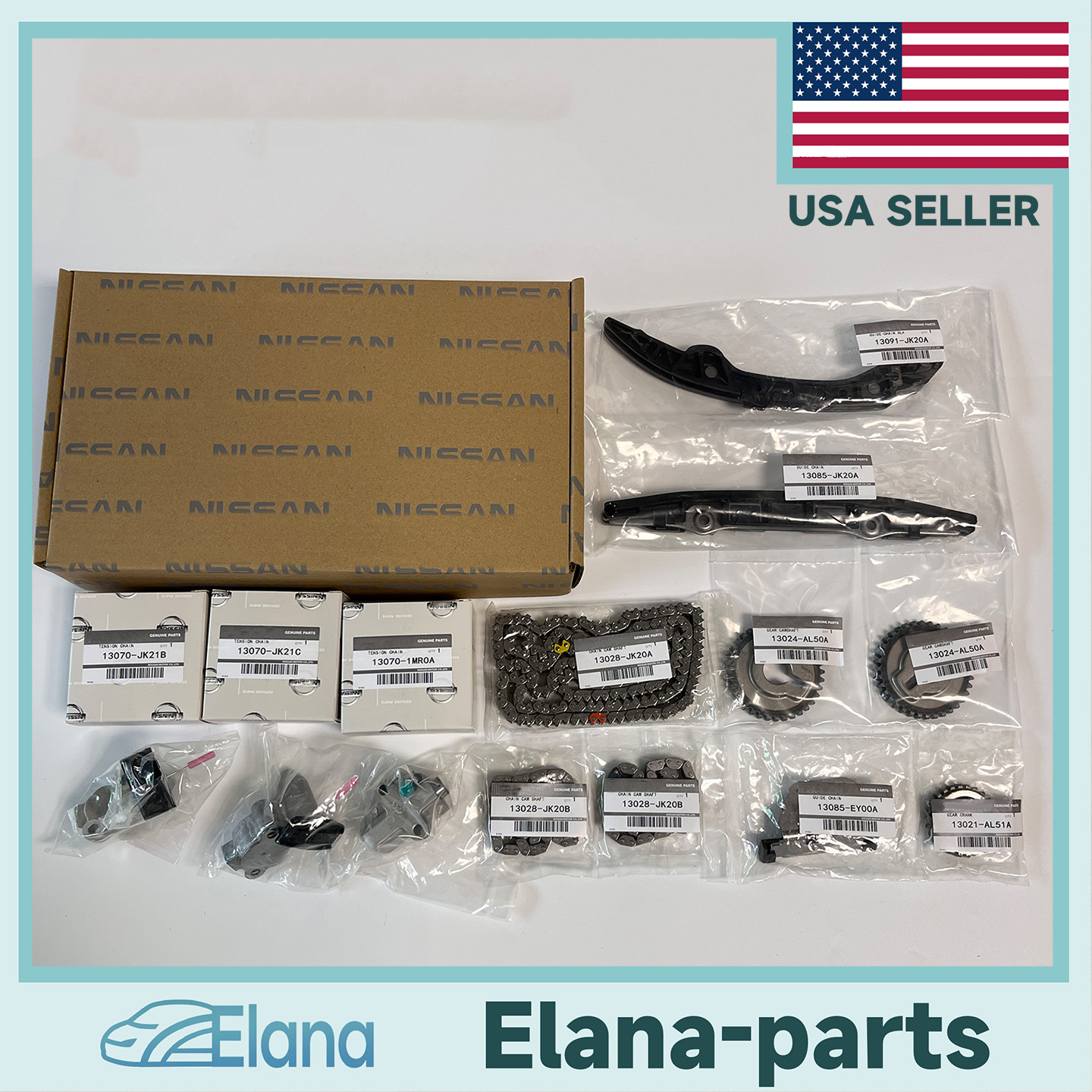 Timing Chain Kit for Infiniti Q70 Q50 G37 Nissan 370Z 3.7L VQ37VHR US