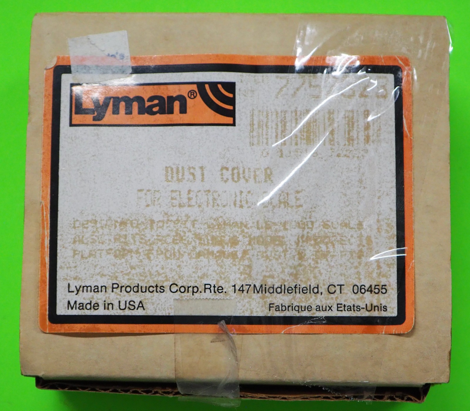 Lyman Electric Reloading Scale Dust Cover-(7752323)-Factory NOS-in box