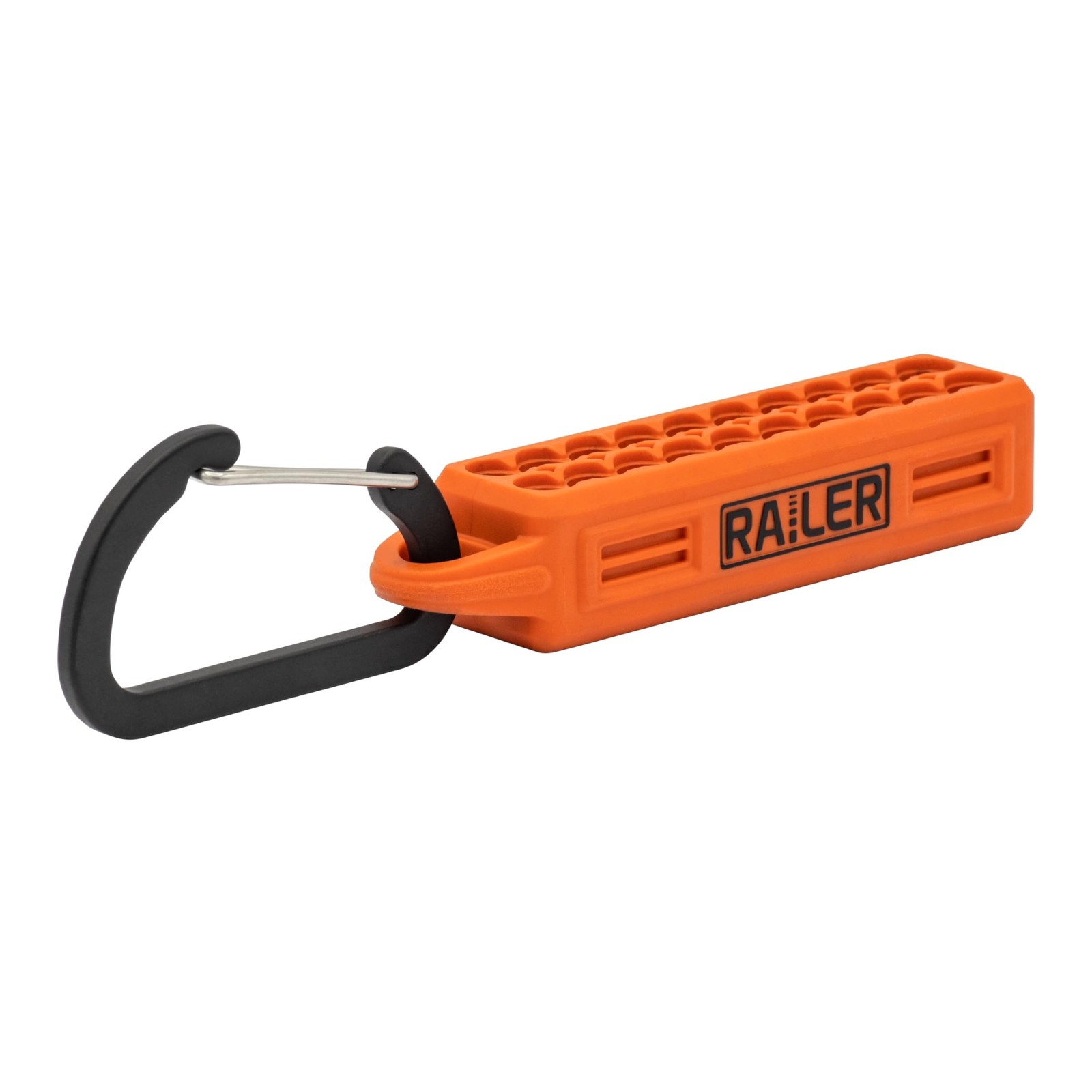 Screwdriver Bit Holder Storage Organizer – Railer 20-Hole Orange Bit Holde