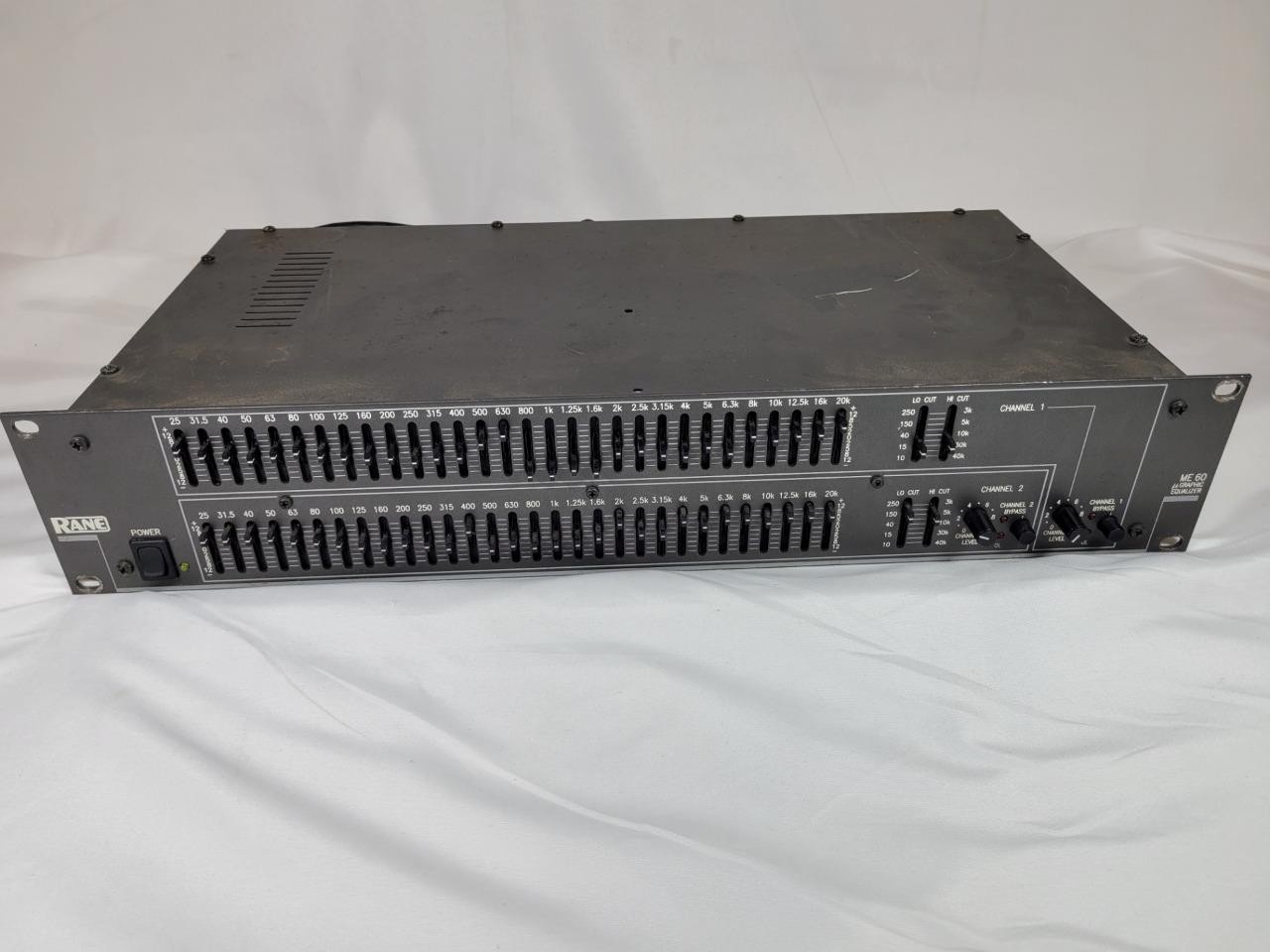 Rane ME80 MicroGraphic Equalizer 8 Channel Rack Mount Audio Equalizer