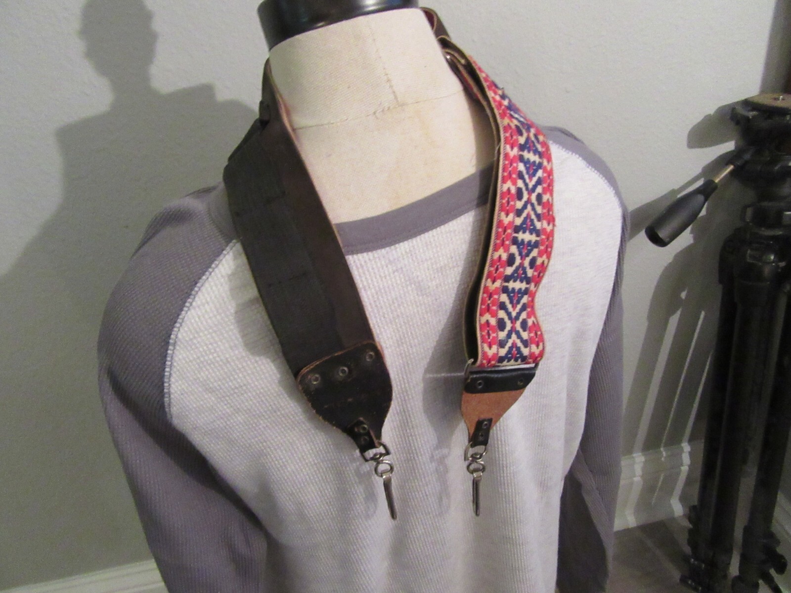 Nice Used Hippie Camera Strap Looks Nice Good Stitching Etc.