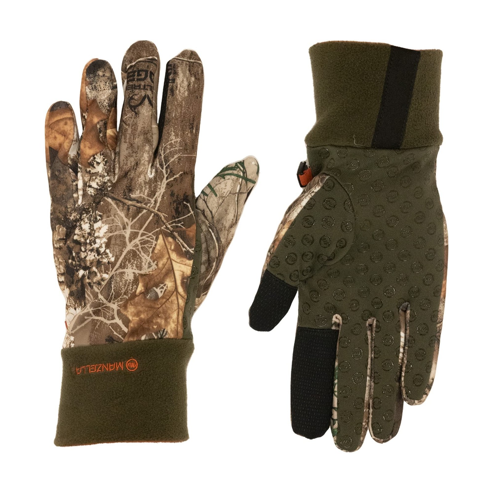 Manzella mens Stretch Fleece Ranger Lightweight Cold Weather Hunting Glove, T...