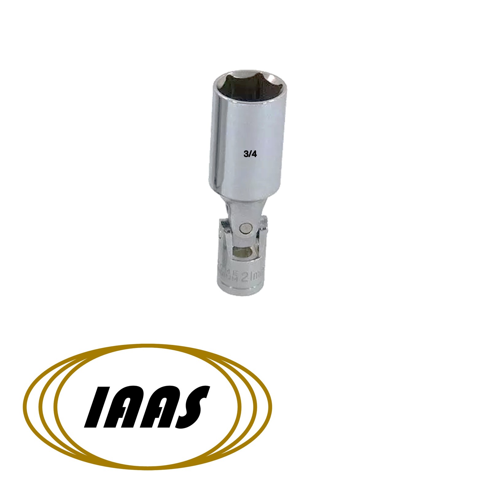 3/4" x 3/8" Drive Universal Socket (Spark Plug Socket) by IAAS