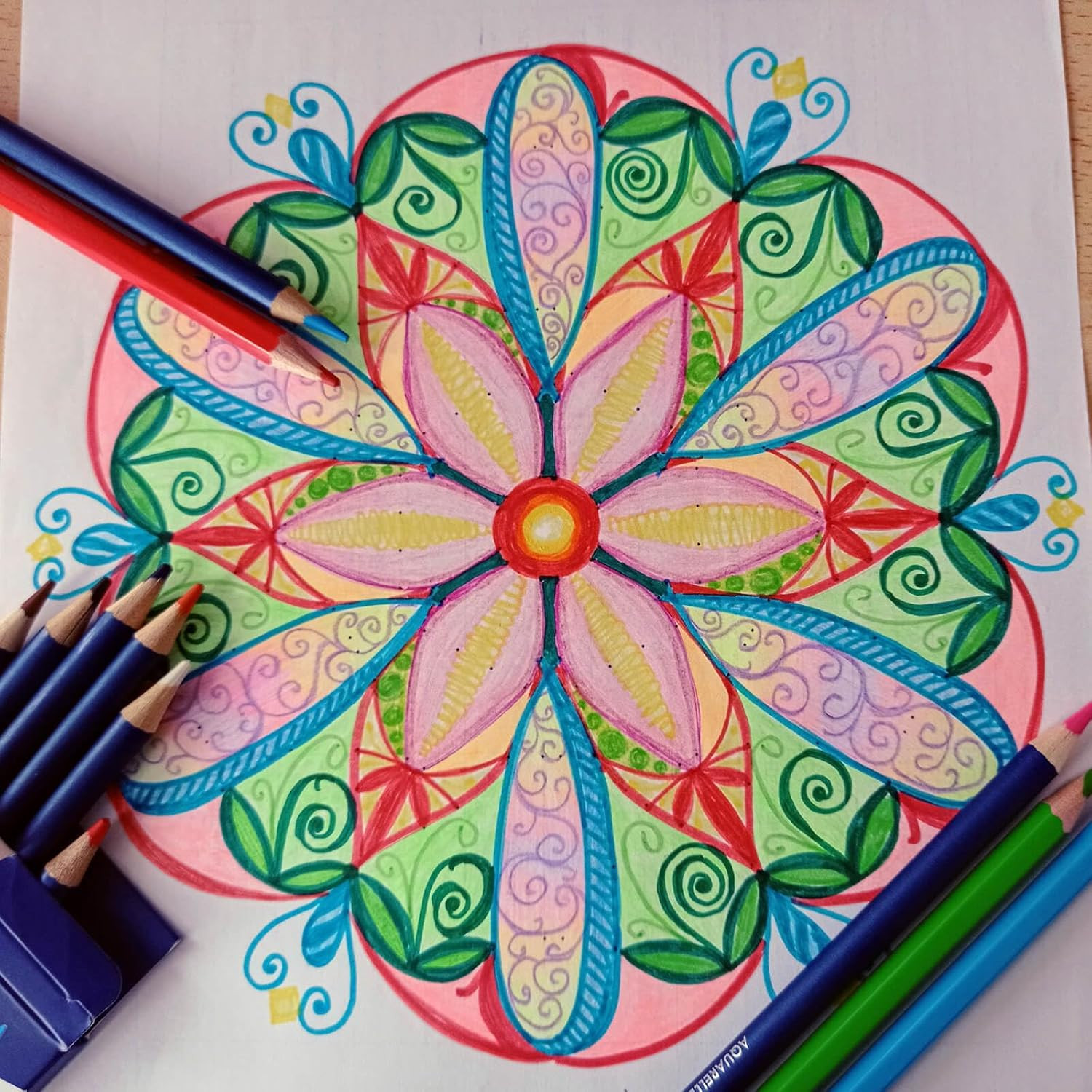 Mandala Dot Tool Template Set - 6 Pieces for DIY Art Projects and Decor