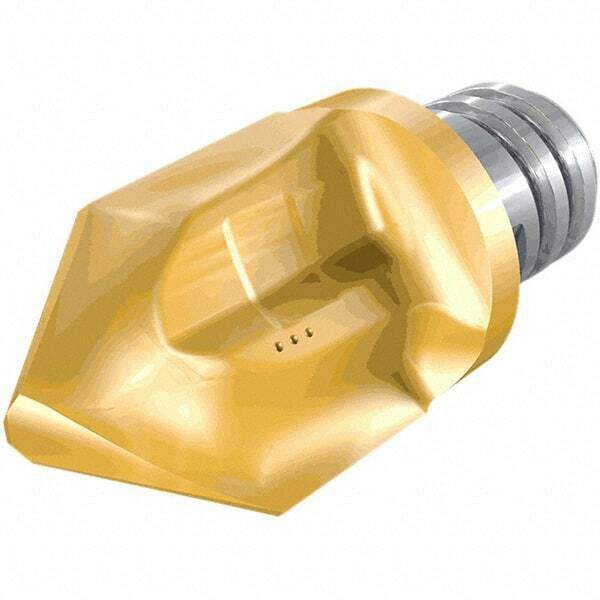 Iscar MM HCD Grade IC908 Carbide Chamfer Milling Tip Insert TiAlN Finish, 2 F...