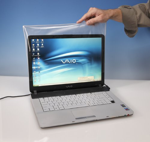 Anti-Microbial Laptop Monitor Cover - 15" W x 9.5" H Part# AMLSC01