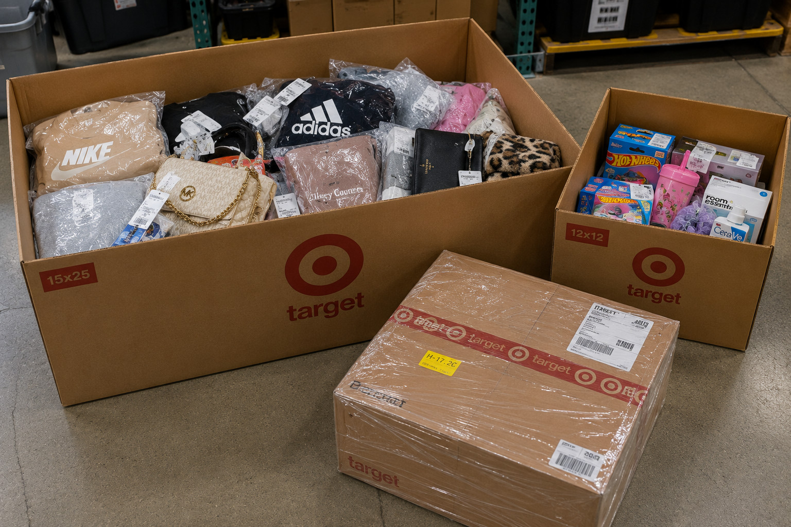 Target Retail Liquidation Wholesale Lot Mixed Consumer Merchandise Collection