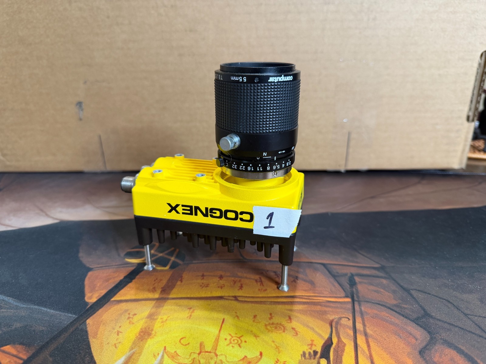 Cognex 821-0032-2R Vision Camera w/ Computar TEC-55 55mm Telecentric Lens