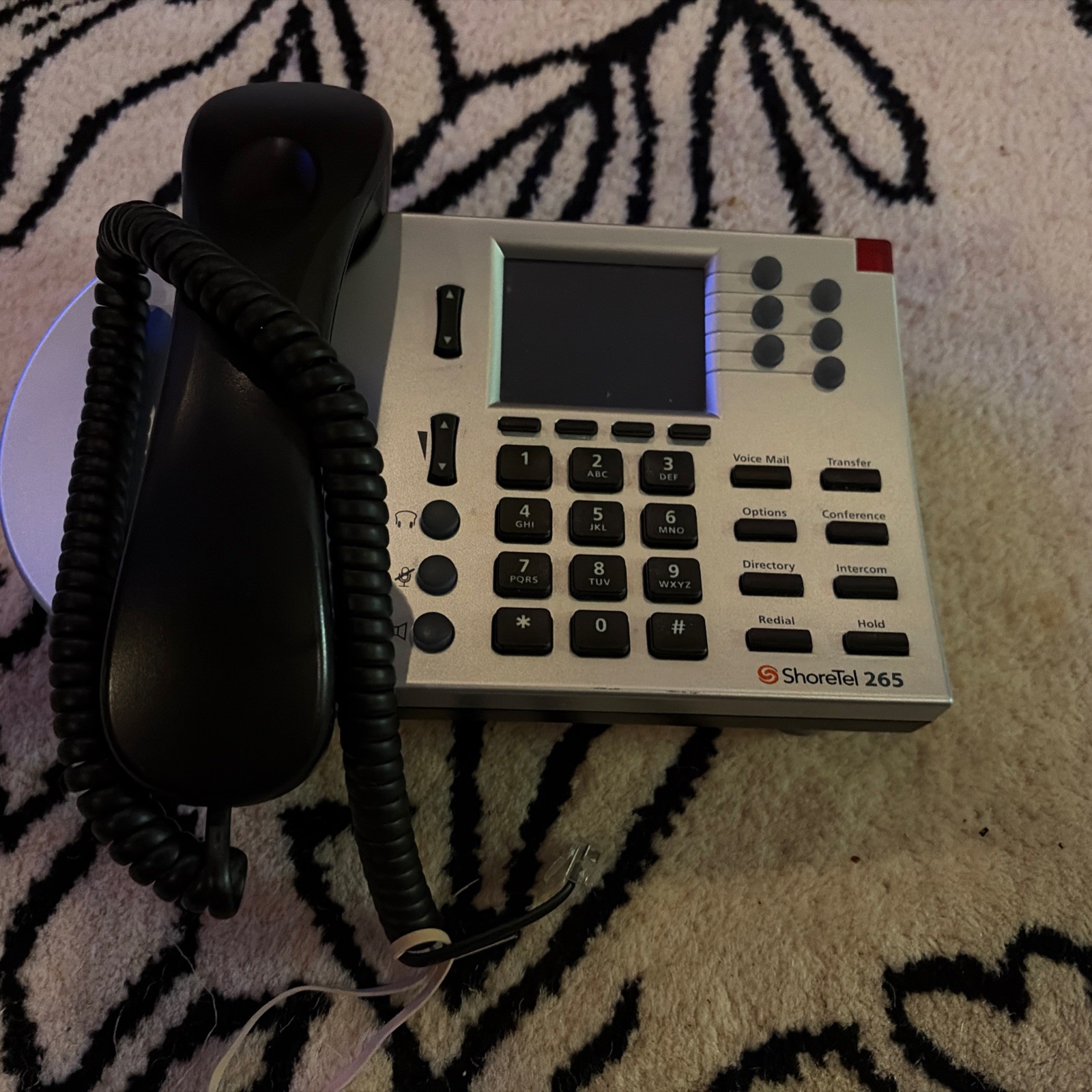 ShoreTel 265 S36 6 Line VoIP Telephone Silver