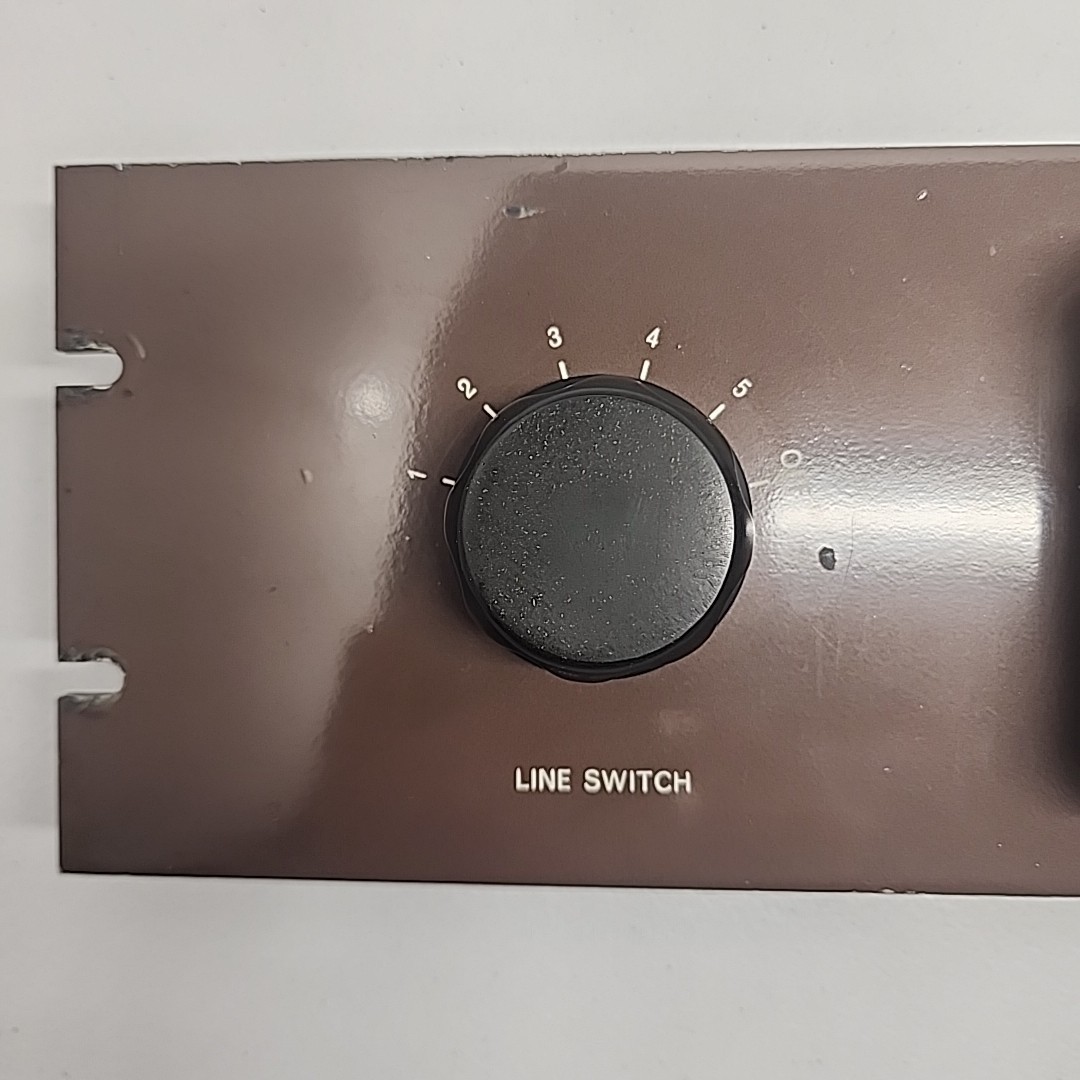 Western Electric VU Meter Rack Mount With Attenuator And Line Switch-Raytheon