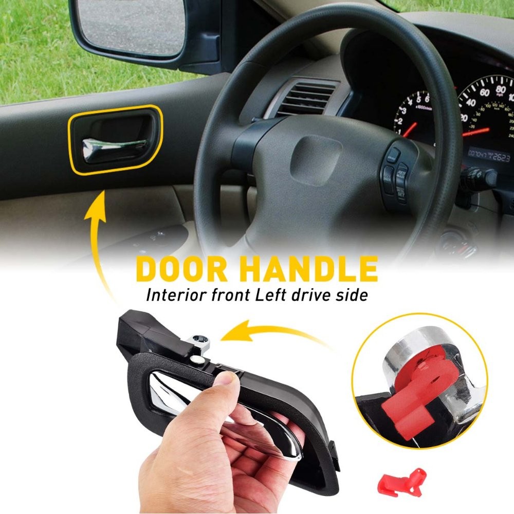 For 2003-2007 Honda Accord Interior Inside Door Pull Handle Front Driver Side US