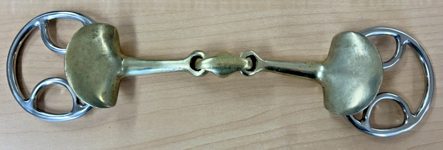 Golden Wings 4-in-1 Bevel Gag Horse Bit Size 6"