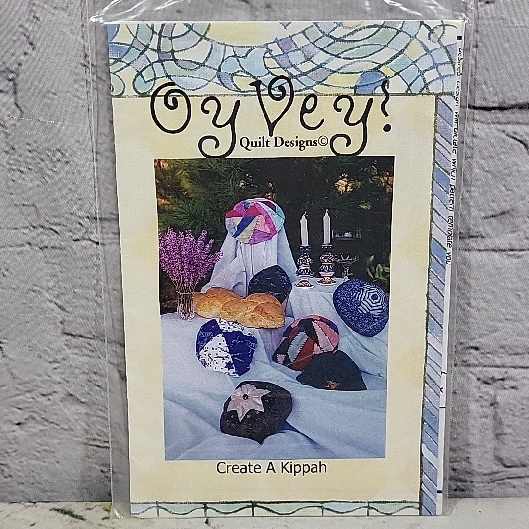 Oy Vey Quilt Designs Create a Kippah Pattern NEW