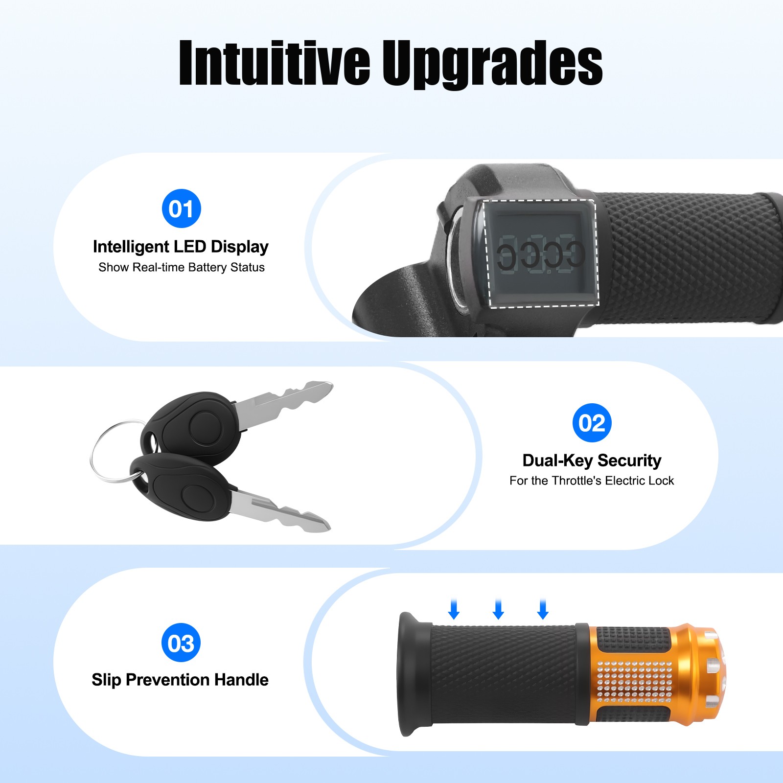 Electric Conversion Kit E-Bike Modification Kit with LED Display 24V 250W