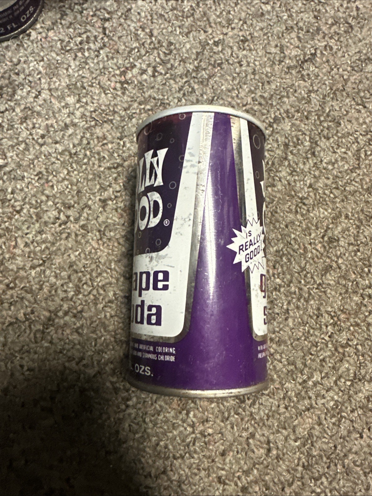 VTG 1970's Jolly Good Grape SS EMPTY Soda Cans. EACH.