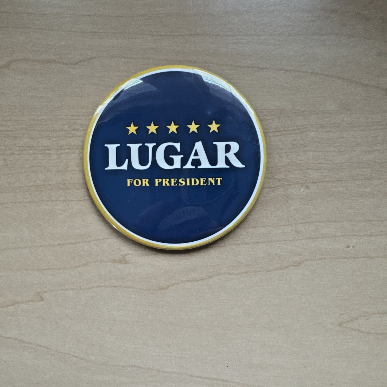 1996 Richard Lugar From Indiana For President 3” Cello Button