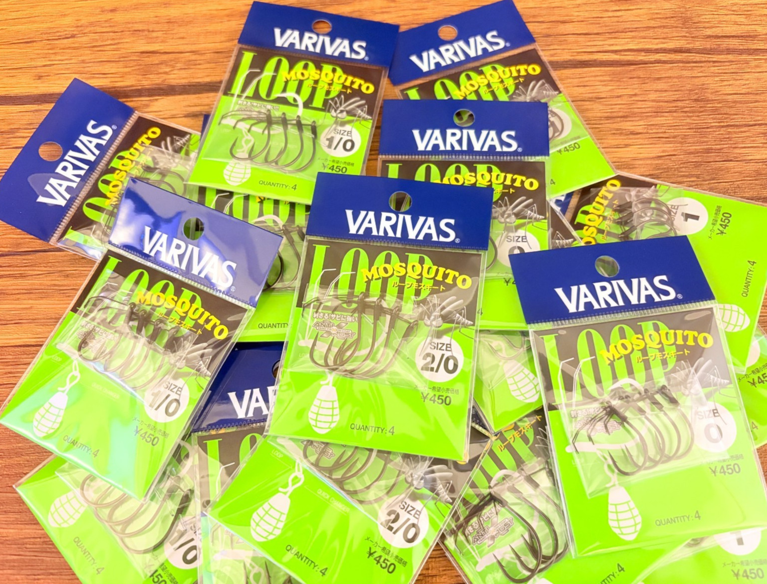 VARIVAS Loop Mosquito Wacky Hook (Choose Size)