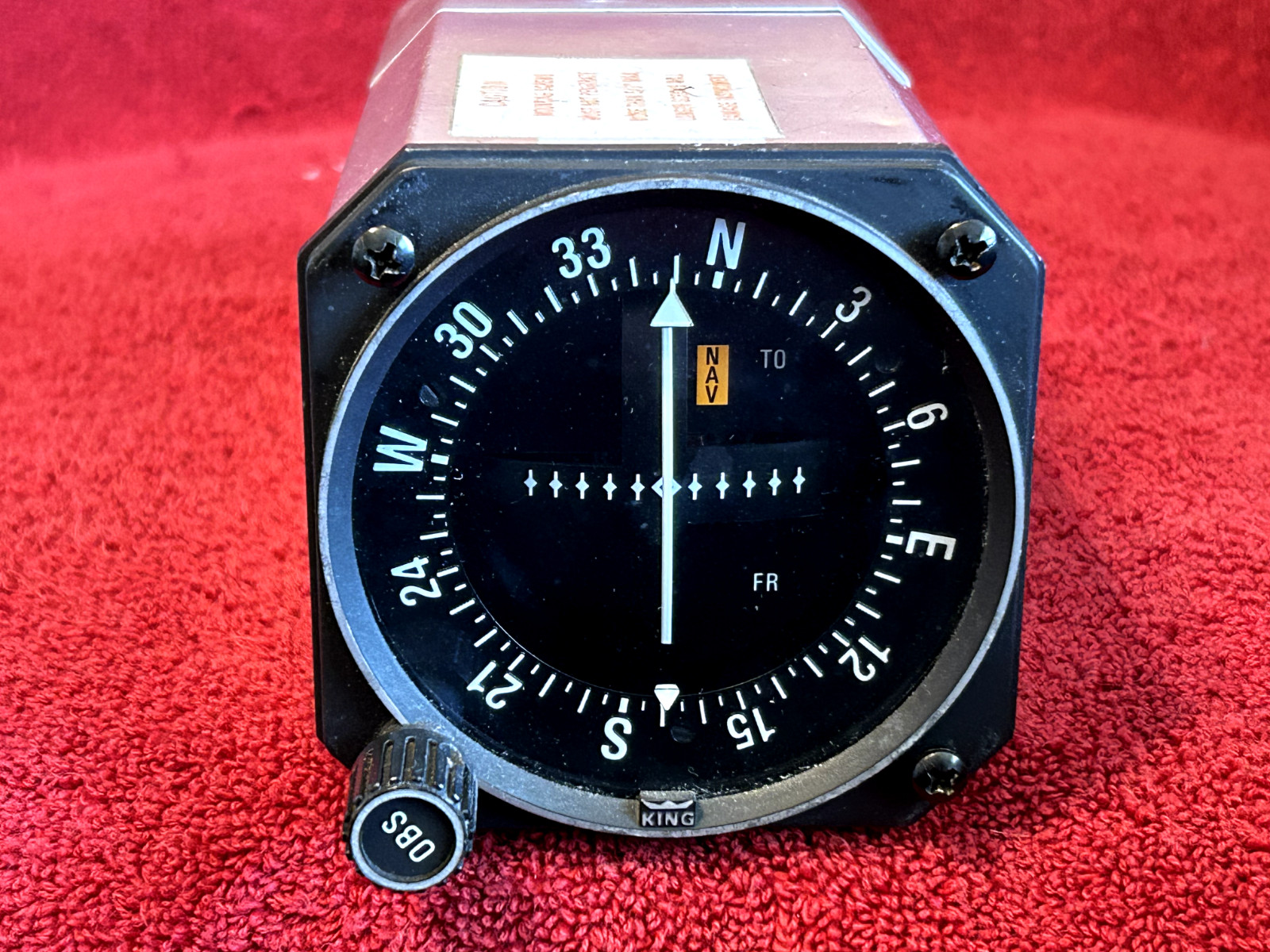 KING KI 203 VOR/LOC CONVERTER INDICATOR P/N 066-3034-00