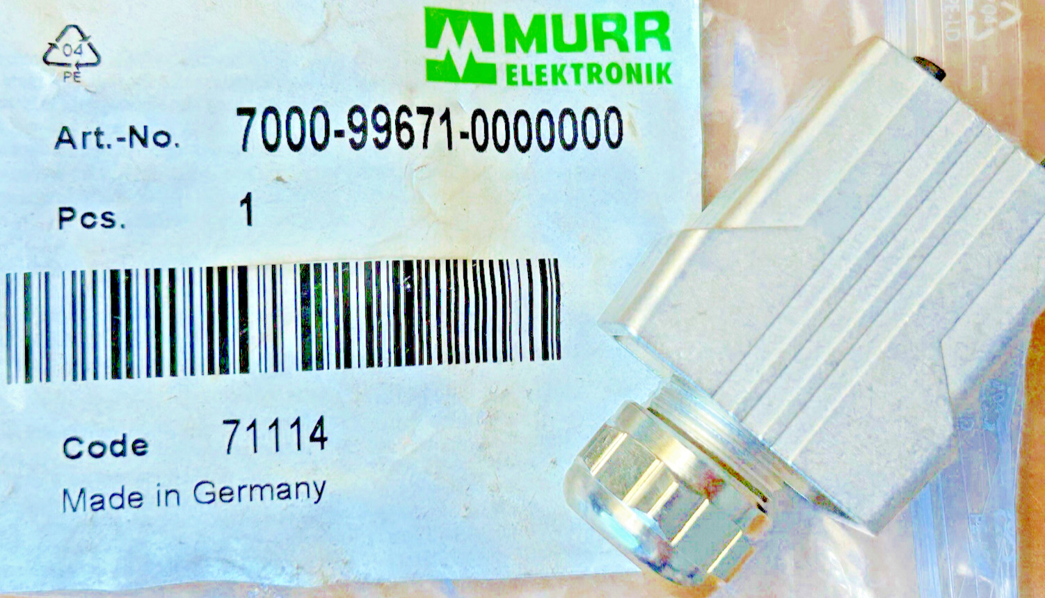 MURR 7000-99671-0000000, Code 71114, Cover Push Pull, NEW