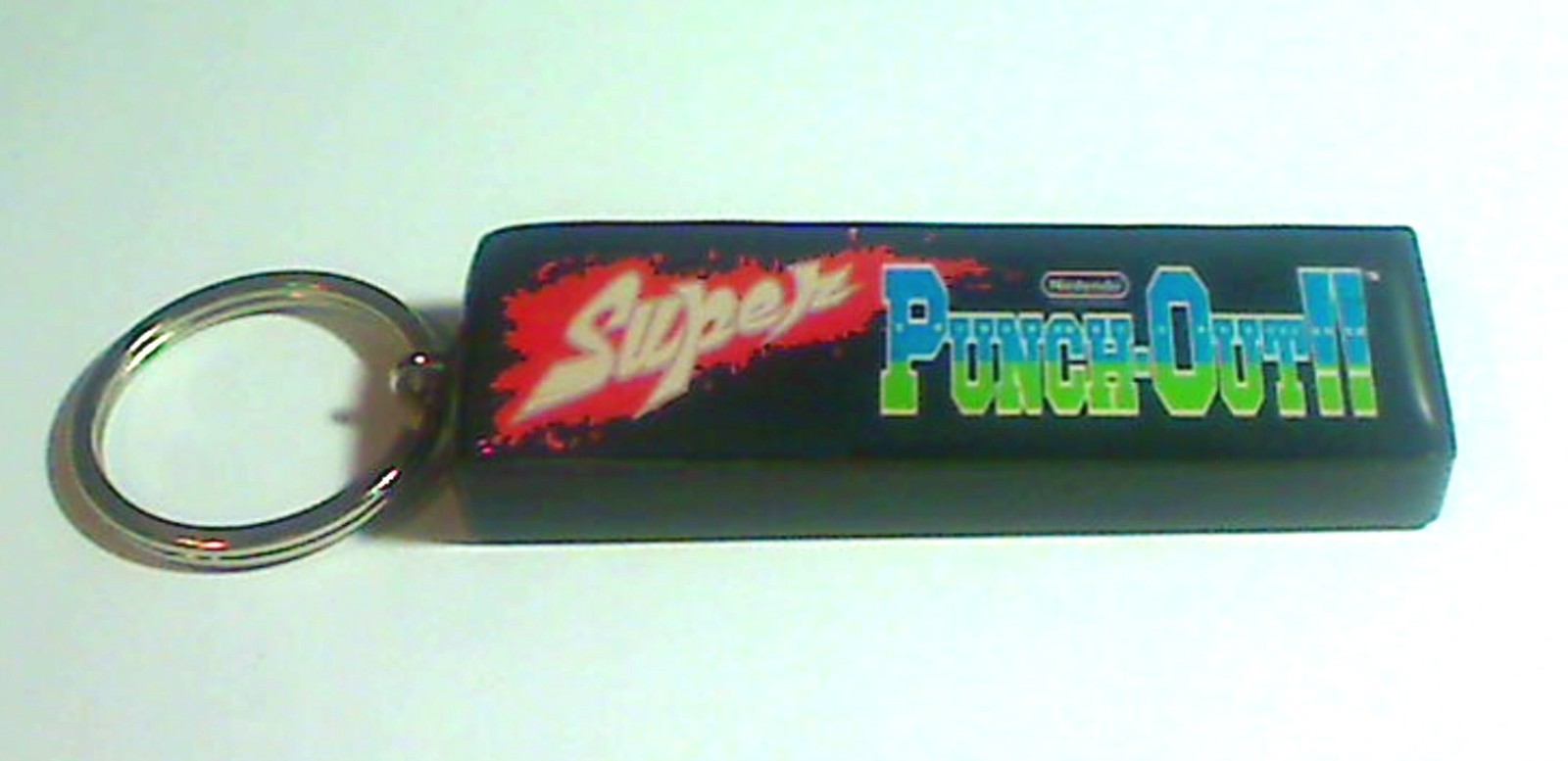 Super Punch-Out Arcade Marquee Coin Door accessory Keychain