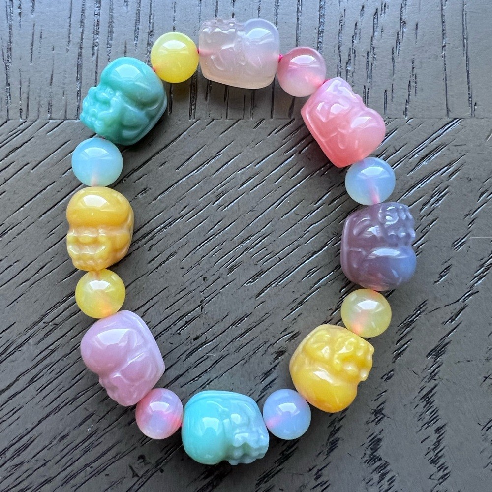 Yanyuan agate pixiu bracelet 6.5’