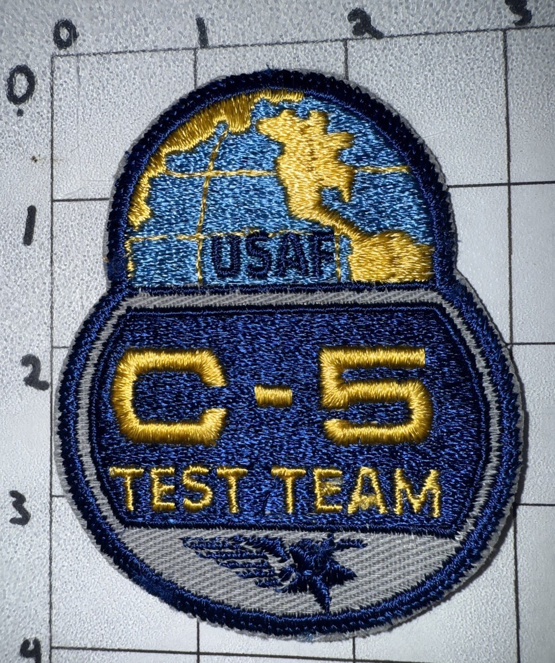 1970S - GWOT ERA USAF C-5 Galaxy Test Team Patch (4)