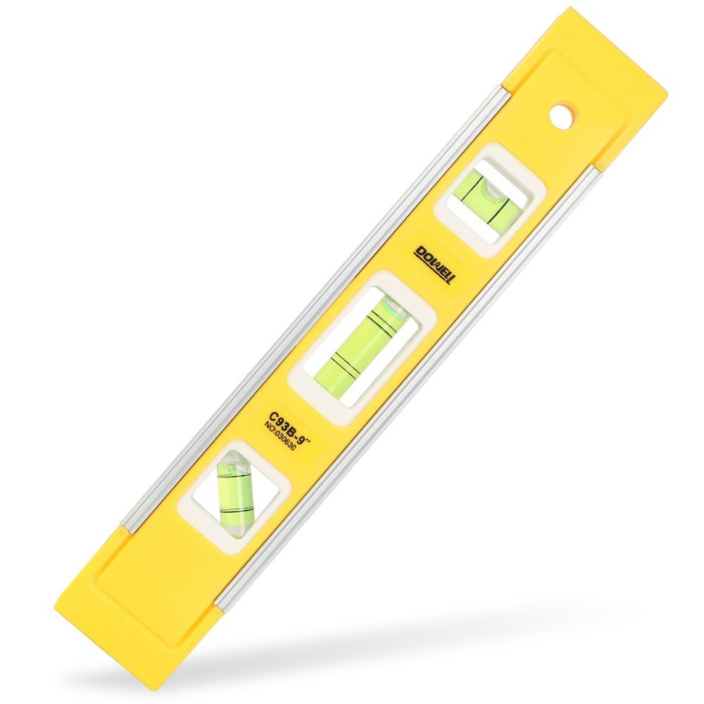 9 Inch Magnetic Box Level Torpedo Level,3 Different Bubbles/45°/90°/180°Measu...