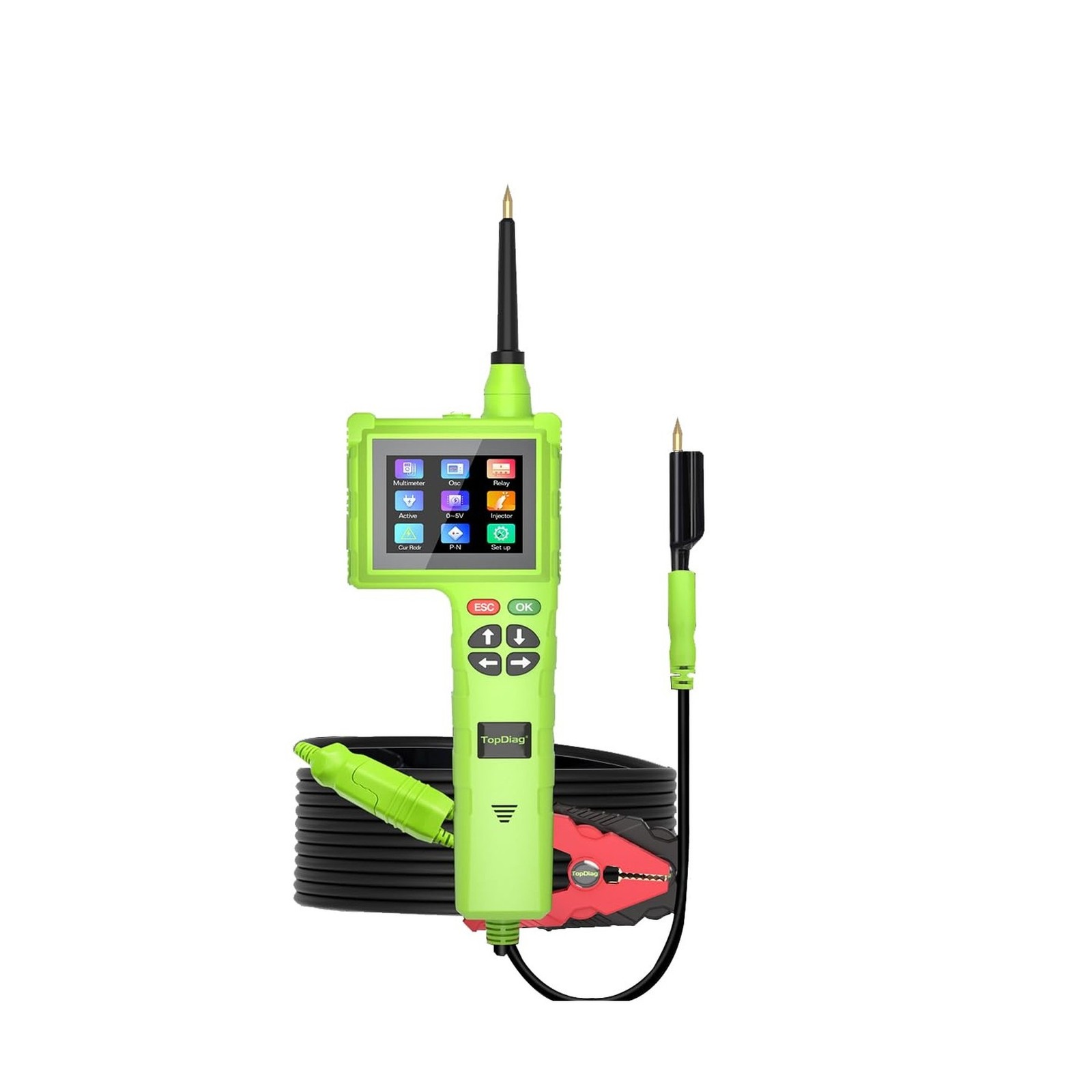 TopDiag P200 Pro Automotive Electric Circuit Tester Power Probe,Supports All ...