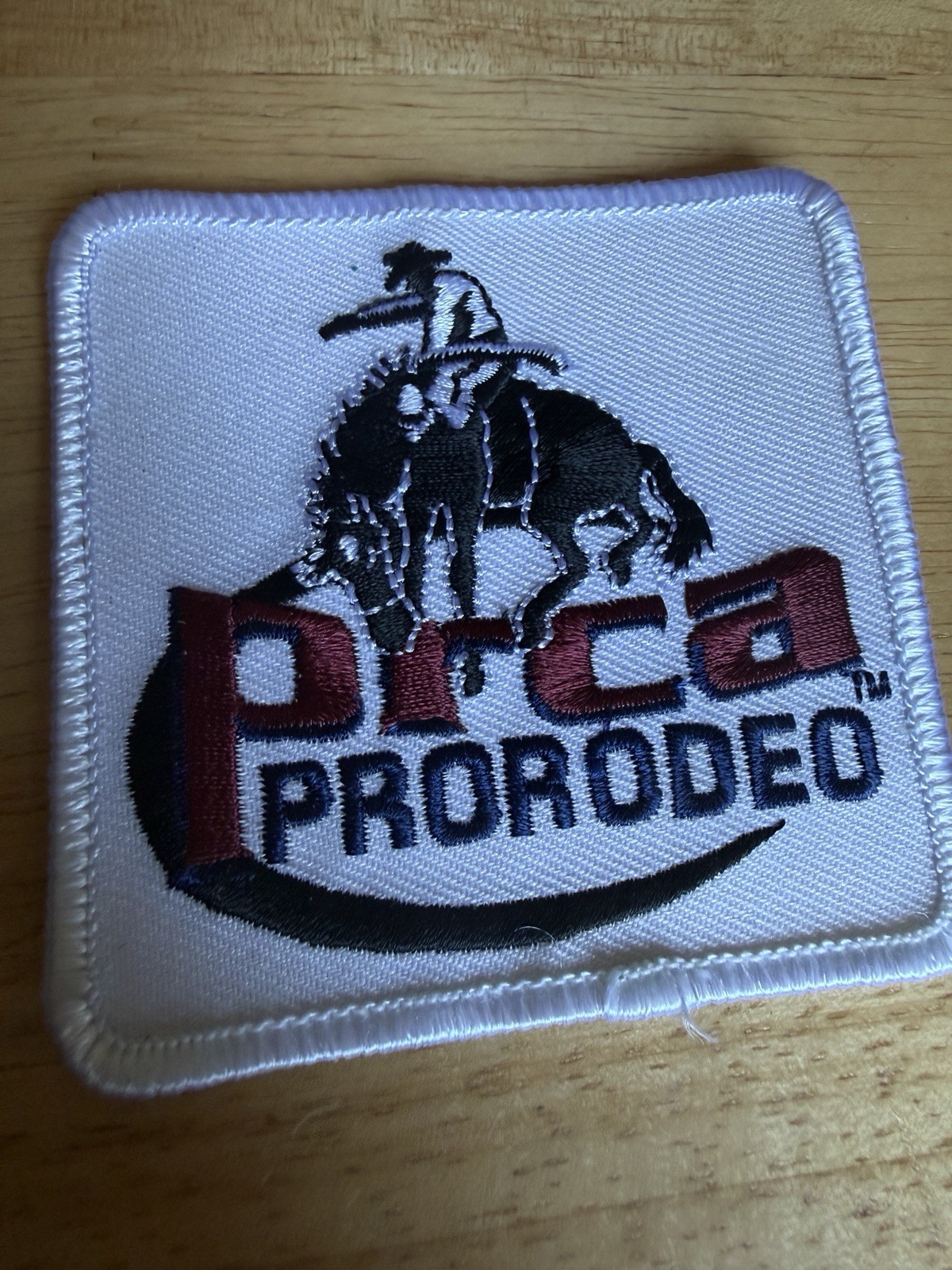 PRCA Pro Rodeo Patch Sew-On Cowboy Hat Western Sticker Embroidered Patch