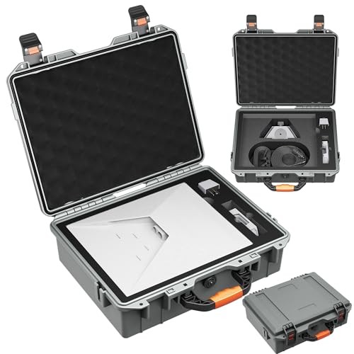 Starlink Mini Case Hard Shell Travel Bag,Waterproof Shockproof Protective Grey