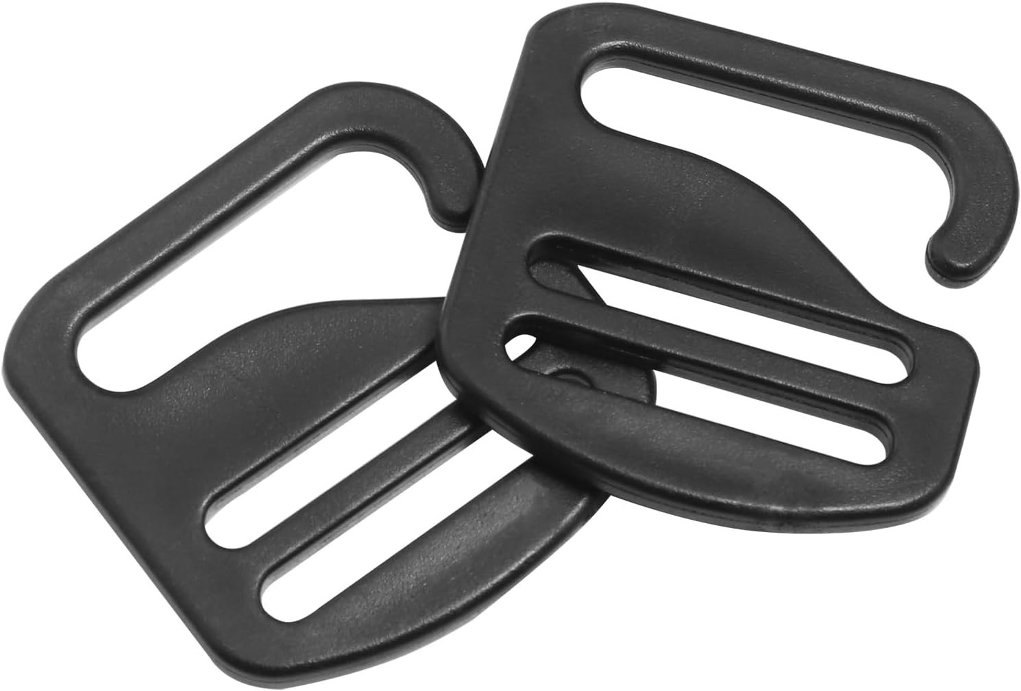 G Hook 12PCS 26Mm / 1Inch Black G-Hook Wave Buckles Backpack Strap Belt Hardware